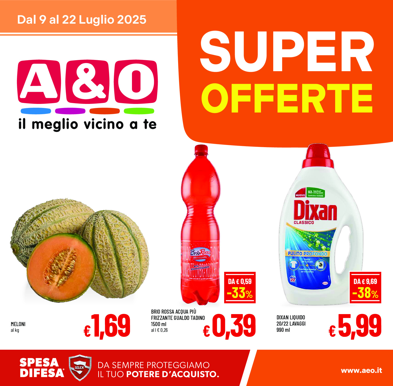 offerte volantino a e o