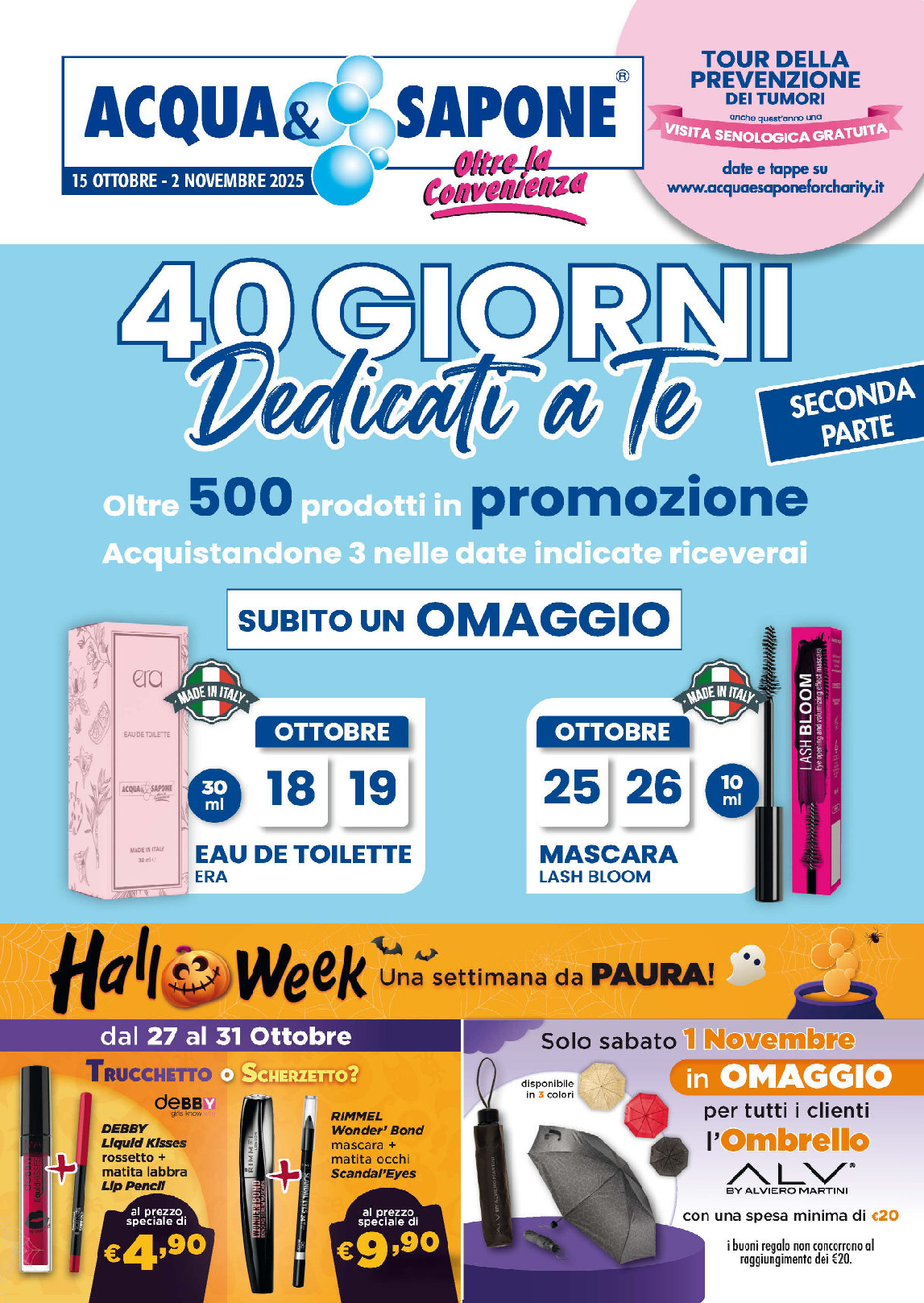 offerte volantino acqua e sapone