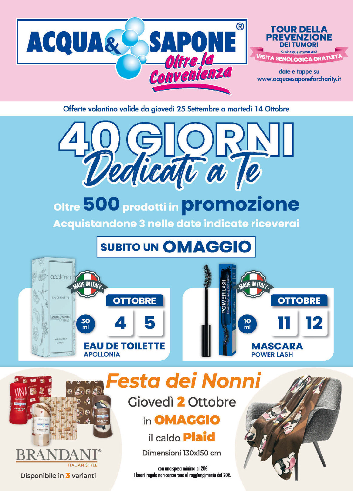 offerte volantino acqua e sapone