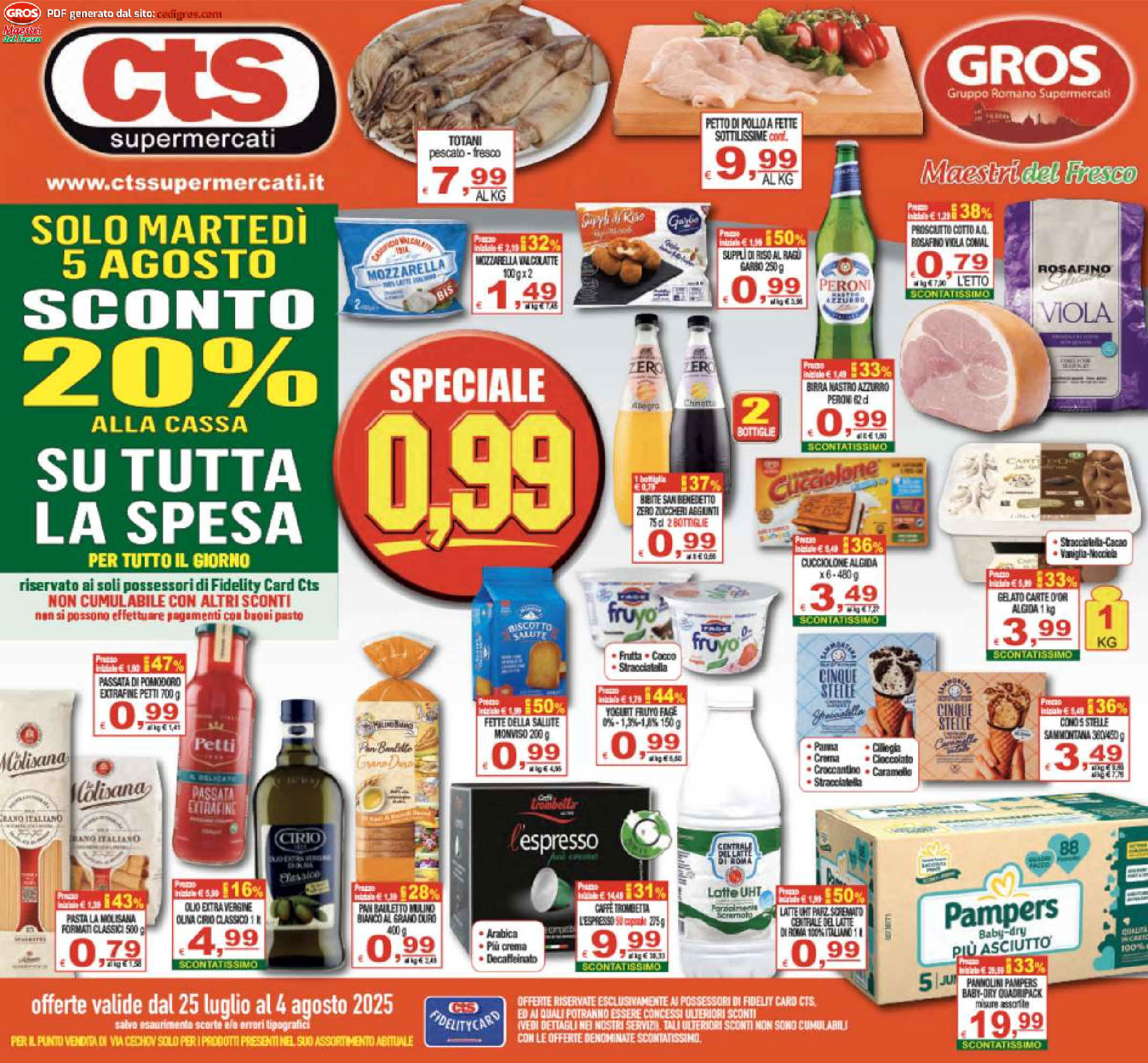 sfoglia volantino CTS SUPERMERCATI