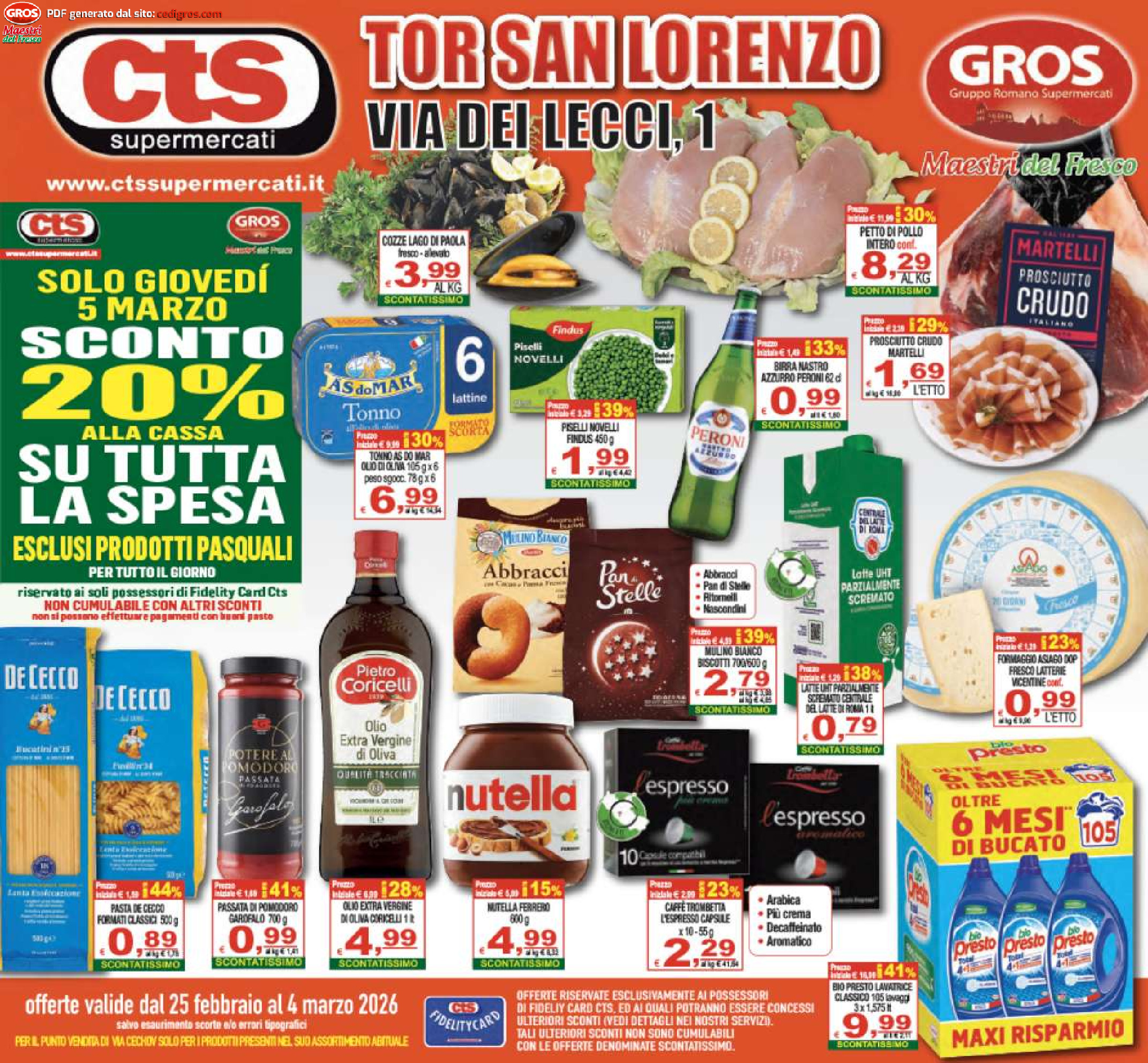 sfoglia volantino CTS SUPERMERCATI