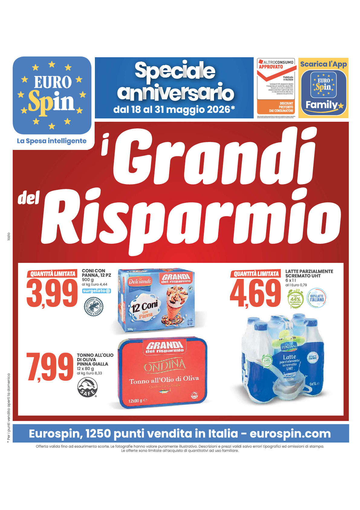 offerte volantino EUROSPIN