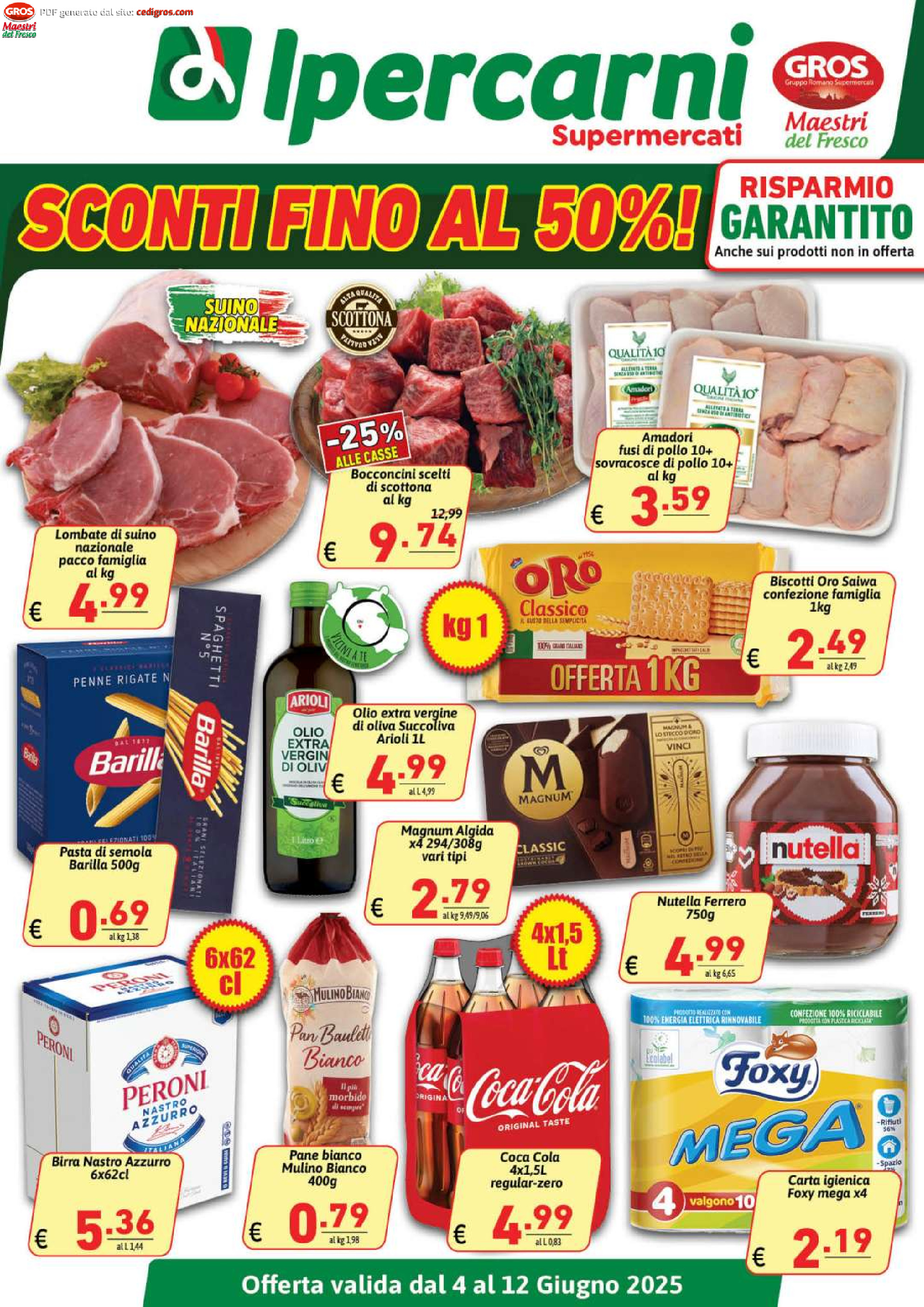 offerte volantino gros ipercarni