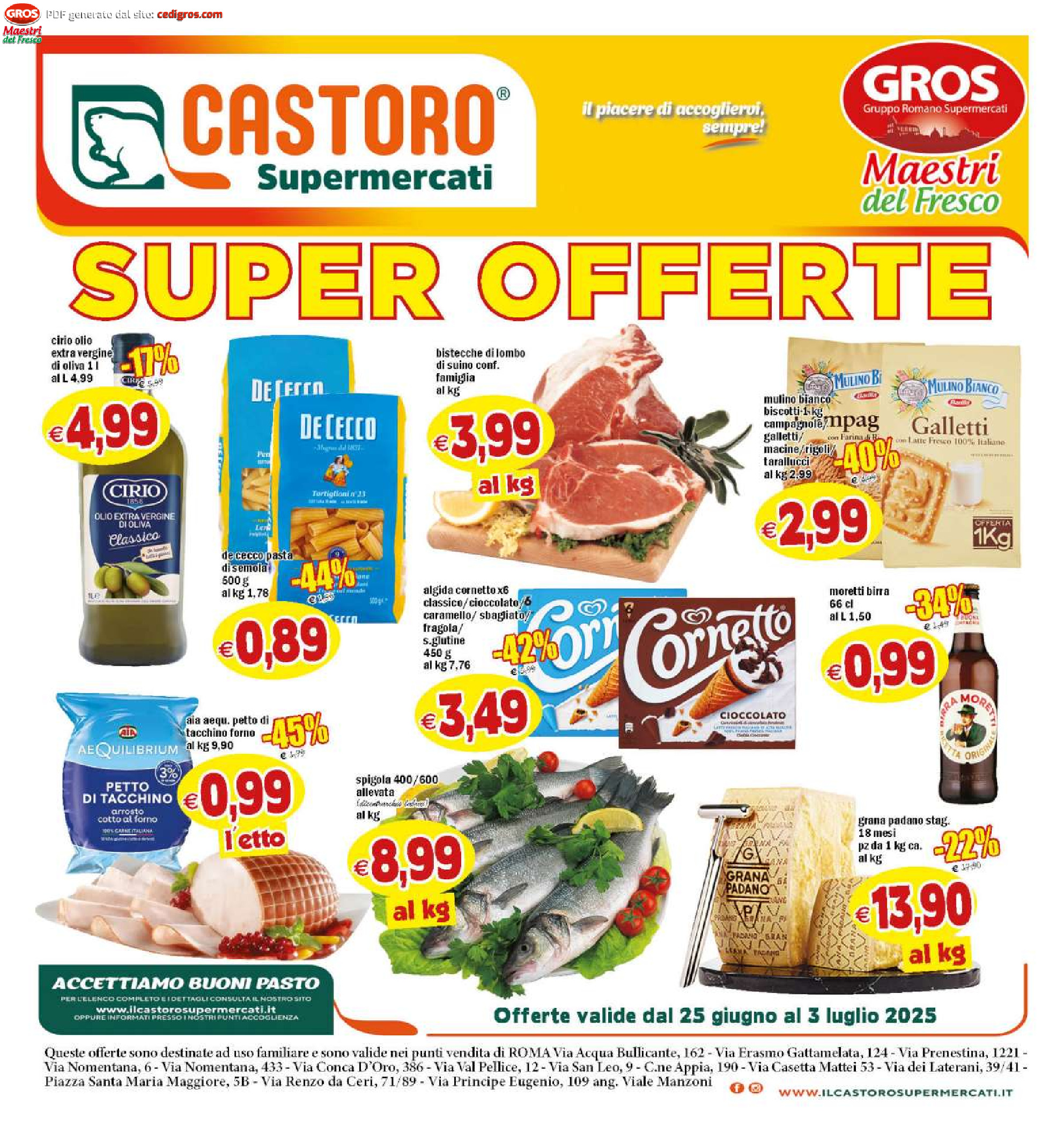 sfoglia volantino IL CASTORO SUPERMERCATI