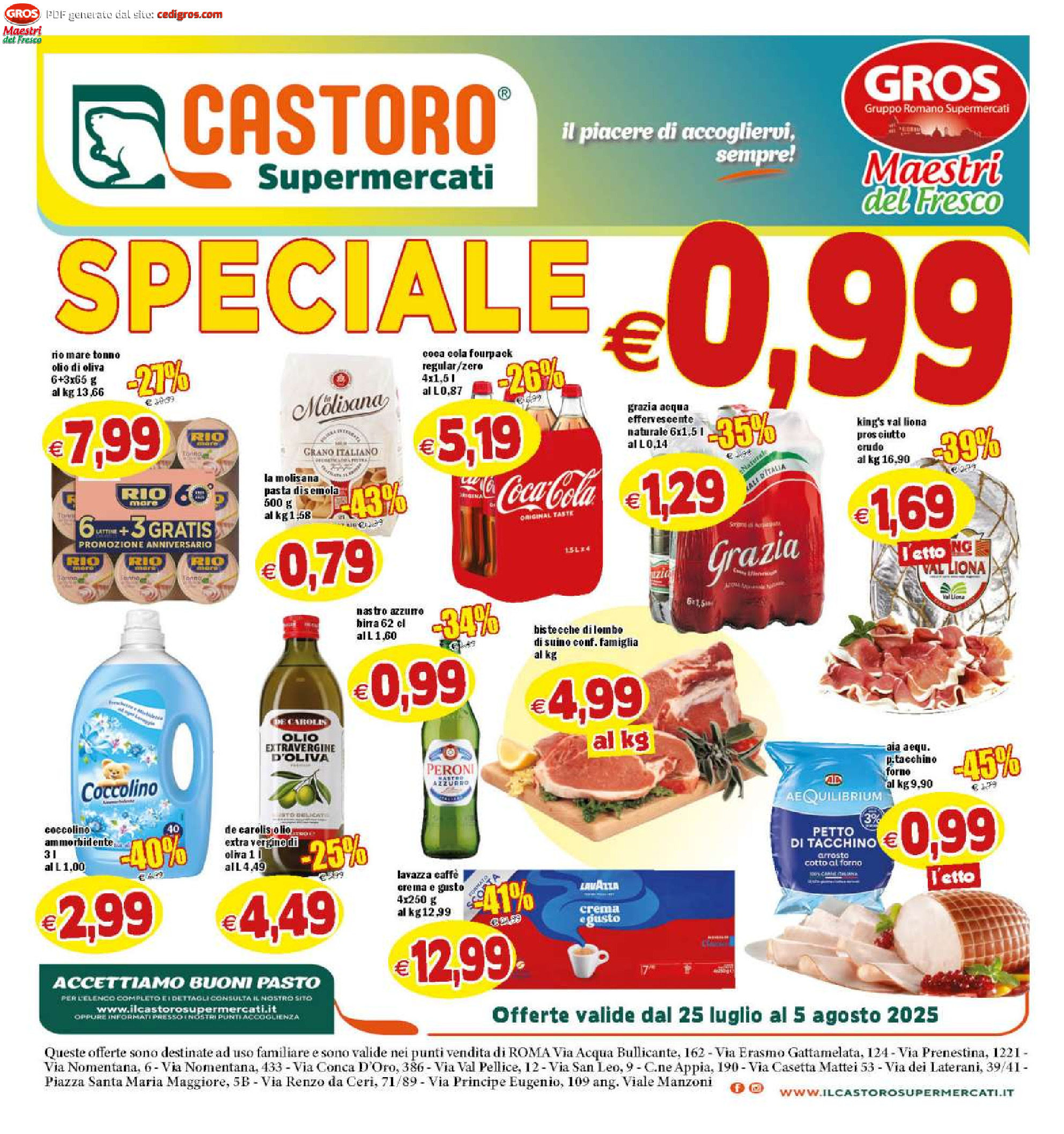 sfoglia volantino IL CASTORO SUPERMERCATI