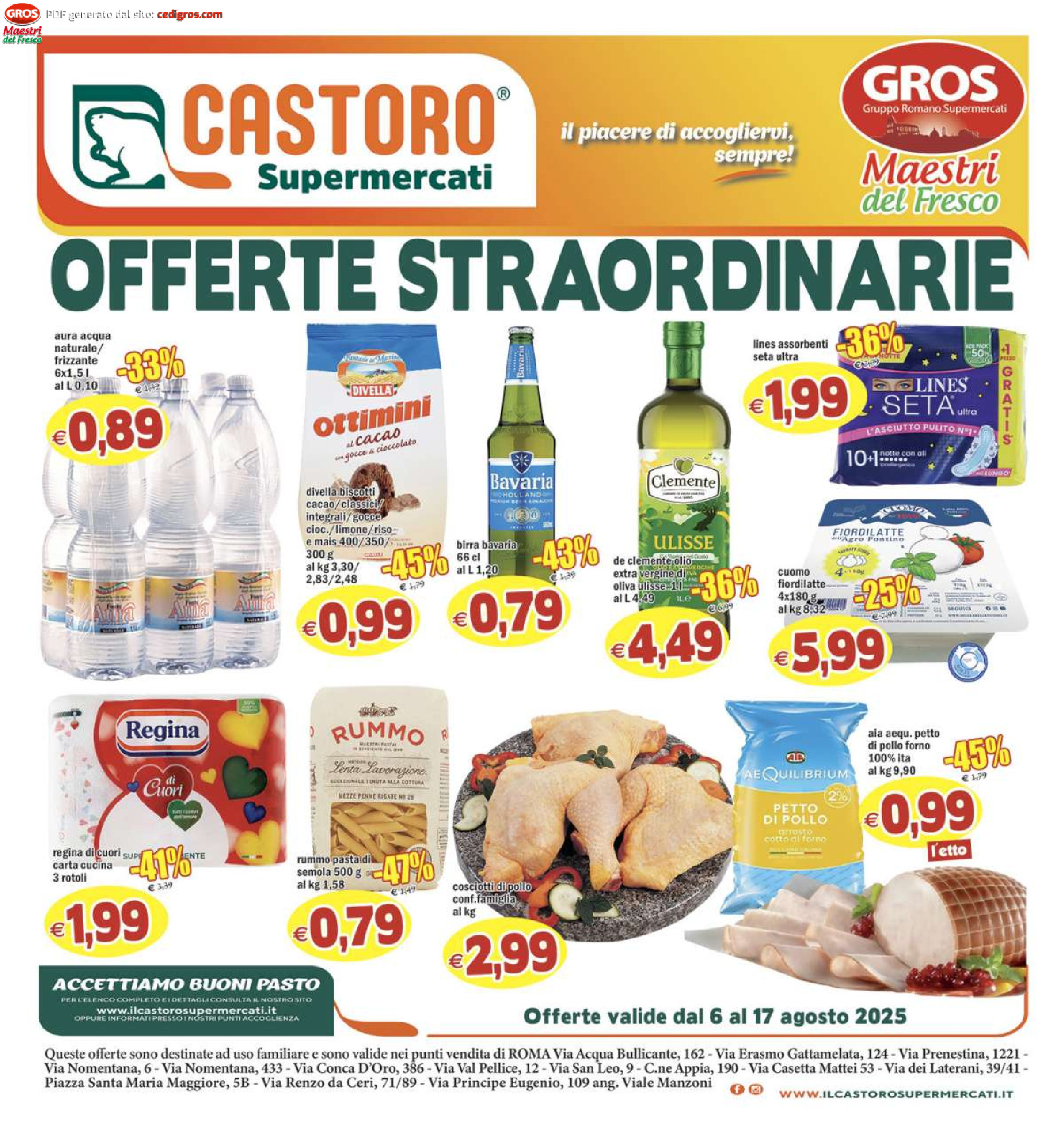 sfoglia volantino IL CASTORO SUPERMERCATI