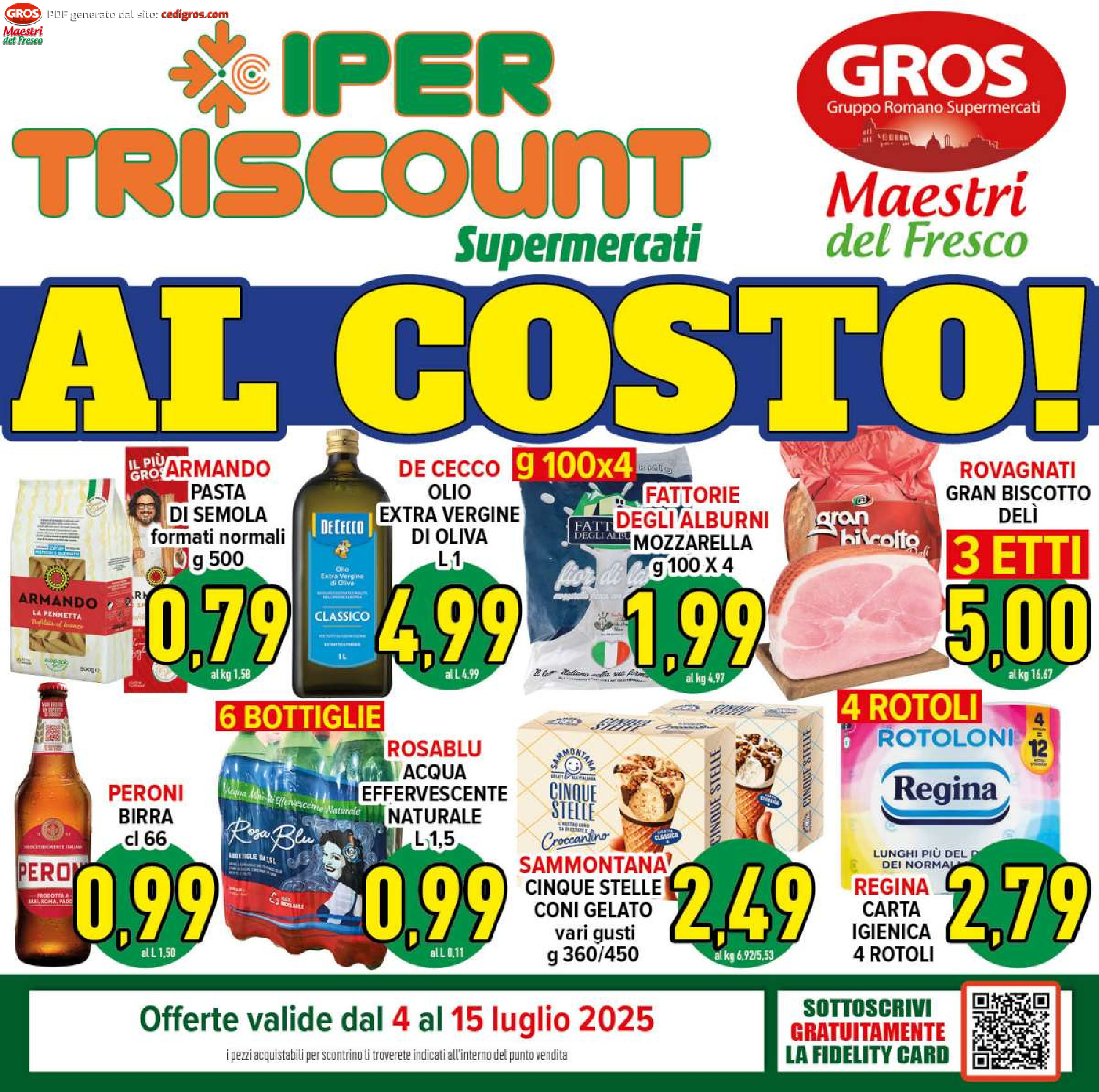 offerte volantino IPER TRISCOUNT